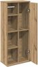 vidaXL Badezimmerschrank mit Rollenhalter Artisan-Eiche 39x22x90 cm 858532 Bild 5