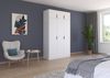 Rauch Möbel Lagoa, Kleiderschrank, Garderobe für Schlafzimmer, Kinderzimmer, Jugendzimmer 6-türig, Farbe Weiß, Breite 136 Bild 2