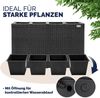 Casaria Poly Rattan Blumentopf herausnehmbar Schwarz Bild 5