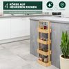 bremermann Bambus Standregal, Badregal mit 4 Ablagen, ca. 28 x 88 x 16 cm (B/H/T) Bild 3