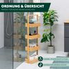 bremermann Bambus Standregal, Badregal mit 4 Ablagen, ca. 28 x 88 x 16 cm (B/H/T) Bild 2
