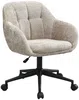 Vente-unique - LASSANDRA Office chair Stoff Beige - B 61 cm x H 85 cm77 cm x L 60 cm Bild 5