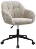 Vente-unique - LASSANDRA Office chair Stoff Beige - B 61 cm x H 85 cm77 cm x L 60 cm Bild 2