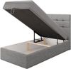 Boxspringbett Gazel Single (Farbe: Polo 889, Größe: 80 x 200) Bild 3