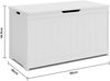 Spielzeugkiste Podek 80x40x44,5 cm Weiß [en. casa] Bild 2
