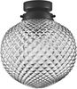 LEDVANCE Vintage Edition 1906, Deckenleuchte mit E27 Sockel, Rauchgraues Glas, Ohne Leuchtmittel, Carved Pineapple Bild 4