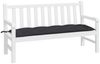 vidaXL Gartenbank-Auflage Schwarz 150x50x7 cm Oxford-Gewebe 361609 Bild 3