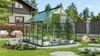 Vitavia Gewächshaus "Merkur 8300", smaragd grün, 8,3 m²,3 mm ESG Bild 4