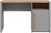 Schreibtisch >SURFINIO< in Grau / Catania Eiche - 120x73,5x58,7cm (BxHxT) Bild 3
