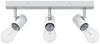 vidaXL Deckenstrahler mit Strahlern Weiß 38 x 6,5 x 11,5 cm Metall 4108183 Bild 3