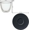 Villeroy & Boch Manufacture Rock Café au Lait-Set schwarz 2-tlg. Bild 2