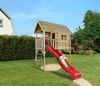 WEKA Tabaluga Kinderstelzenhaus 815, mit Wellenwasserrutsche rot 290 cm Bild 2
