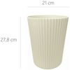 Sinoba Papierkorb ANX Mülleimer Papiereimer, aus stabilem Kunststoff ideal für Kinderzimmer Büro Höhe 27,8 cm 9L Bild 2