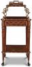Casa Padrino Luxus Barock Servierwagen Braun / Messing / Silber - Barockstil Teewagen Bild 2
