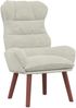 vidaXL Sessel Creme 69 x 74 x 93 cm Samt 42001895 Bild 2