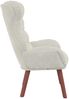 vidaXL Sessel Creme 69 x 74 x 93 cm Samt 42001895 Bild 5