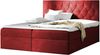 Boxspringbett Simori, Rot, 180x200 cm Bild 1