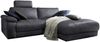 KAWOLA Sofa LOLA Ecksofa Leder schwarz mit motorischer Relaxfunktion Recamiere rechts 82 x 178 x 233 cm Bild 3