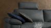 KAWOLA Sofa LOLA Ecksofa Leder schwarz mit motorischer Relaxfunktion Recamiere rechts 82 x 178 x 233 cm Bild 5