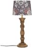 PR Home 1304608-7689 Tischleuchte Lodge Holz Schirm Braun 59cm E27 Bild 1