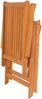 vidaXL Gartenstühle 6 Stk. Rote Karomuster-Kissen Massivholz Teak 3065573 Bild 5