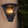 LED Wandlampe aus Aluminium, Anthrazit, Höhe 25 cm Bild 4
