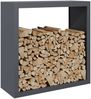vidaXL Brennholzregal Anthrazit 100x40x100 cm Stahl 850970 Bild 3