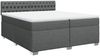 vidaXL Boxspringbett mit Matratze Dunkelgrau 200x200 cm Stoff 3286003 Bild 2