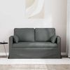 vidaXL Sofa Dunkelgrau 139 x 78 x 80 cm Stoff 42024356 Bild 3
