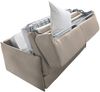 Dmora 2-Sitzer Schlafsofa Follina, Schlafsofa fürs Wohnzimmer, gepolstert, abnehmbar, 100 % Made in Italy-Qualität, 160x95 h90 cm, Taube Bild 5