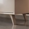 ALLHOUSE24 Kommode MANDY Dreitürige Kommode in Hochglanz Sideboard Kaschmir Weiß, Breite: 154 cm Bild 4