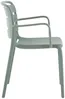 Vente-unique - MOAH Garden dining set Plastik Grün - B 56,5 cm x H 81 cm x L 60 cm Bild 4