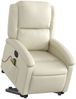 vidaXL Massagesessel mit Aufstehhilfe Elektrisch Creme Kunstleder 3204248 Bild 3