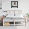 vidaXL Nachttische 2 Stk. Rosa 36x39x43,5 cm Stahl 846629 Bild 3
