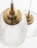Nova Luce 9731214 MOND Pendelleuchte rund 3-flammig Gold Transparent E14 Bild 5