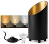 SSC-LUXon LED Spiegelleuchte Tischlampe AUREVA Bodenlampe LumiFLEX GU10 5W Birne 3in1 Lichtfarben, Warmweiß bis Tageslicht Bild 4