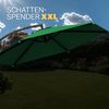 Kingsleeve Sonnenschirm Ø 330cm grün mit UV-Schutz 50+ wasserabweisend Ampelschirm Bild 4