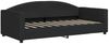 vidaXL Tagesbett mit Matratze Schwarz 90x190 cm Stoff 3197182 Bild 3
