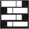 vidaXL Bücherschrank/Raumteiler Eiche schwarz 105x24x102 cm 862422 Bild 5