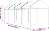 vidaXL Pavillon mit Dach Weiß 8,92x2,28x2,69 m Polyethylen 3155504 Bild 5