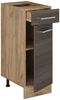 Küchenunterschrank R-Line Edelgrau 30 cm ohne Arbeitsplatte Vicco Bild 4