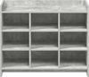 vidaXL Schuhschrank Betongrau 85 x 39,5 x 70 cm Holzwerkstoff 8011366 Bild 3