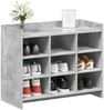 vidaXL Schuhschrank Betongrau 85 x 39,5 x 70 cm Holzwerkstoff 8011366 Bild 2