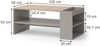 Couchtisch Wido Greige 100 x 55 cm mit Regalen Vicco Bild 2