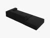 Micadoni Sofa Jodie 3-Sitzer Links Strukturierter Stoff Megan Schwarz Bild 4