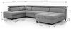 Wohnlandschaft Schlafsofa Sofa ANTON in Stoff Esito Rosa Ottomane Rechts Bild 4