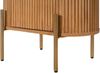Hochschrank Mango 55x30x190 natur lackiert / Marmor weiß BARCELONA #553 Bild 5