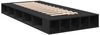 vidaXL Bettgestell Schwarz 100x200 cm Holzwerkstoff 3280511 Bild 3
