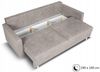 Beautysofa Schlafsofa Sigurd, mit Schlaffunktion und Bettkasten, Polstersofa aus Velours, Sofa im skandinavischen Stil Bild 3