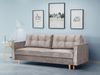 Beautysofa Schlafsofa Sigurd, mit Schlaffunktion und Bettkasten, Polstersofa aus Velours, Sofa im skandinavischen Stil Bild 5